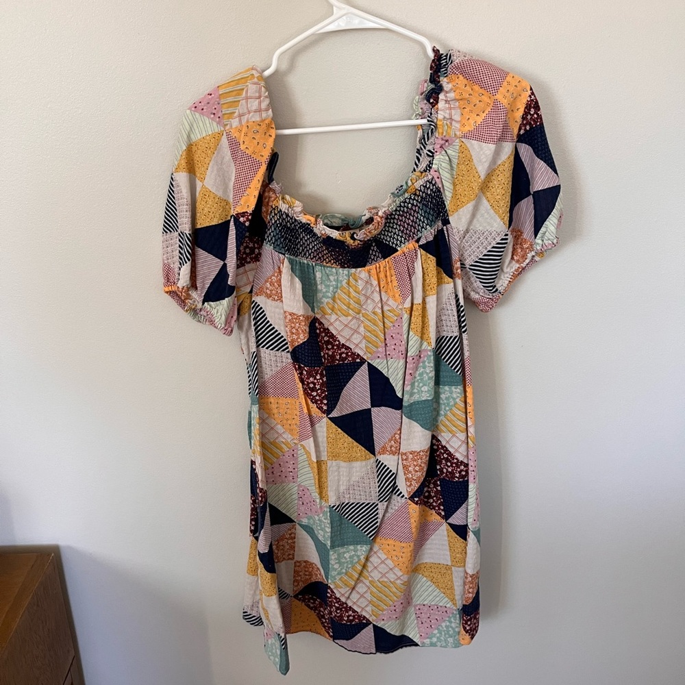 Puff sleeve dress